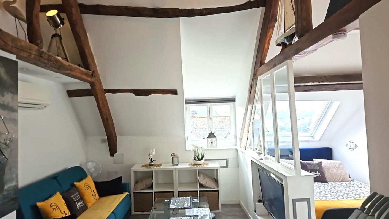 Logement Entier Saint Malo Vue Mer, Proche Ferry, Commerces Et Plage Solidor 50 M Eksteriør bilde