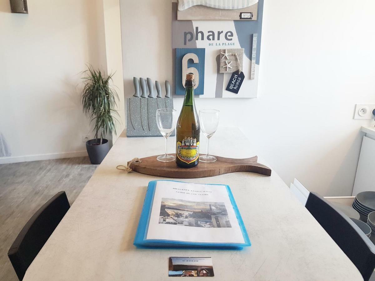 Logement Entier Saint Malo Vue Mer, Proche Ferry, Commerces Et Plage Solidor 50 M Eksteriør bilde