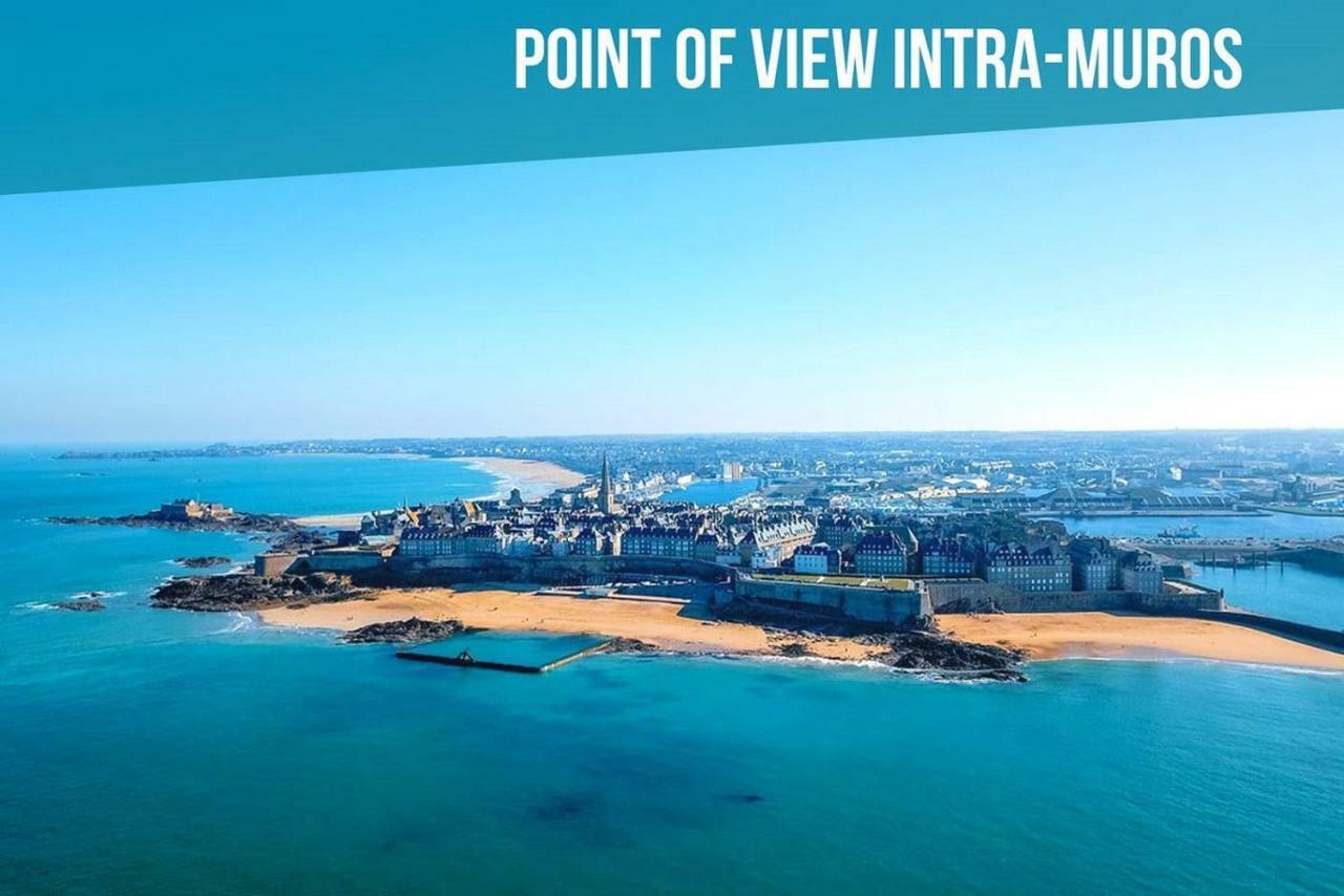 Logement Entier Saint Malo Vue Mer, Proche Ferry, Commerces Et Plage Solidor 50 M Eksteriør bilde